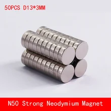 wholesale 50PCS D13*3mm N50 powerful magnetic force neodymium magnets strong round magnet N50 diameter 13X3MM wholesale 50PCS D13*3mm N50 powerful magnetic force neodymium magnets strong round magnet N50 diameter 13X3MM