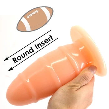 FAAK Big Anal Plug suction cup knot stimulate Anal sex toys butt plug anal dildo adult sex products masturbate flirt sex shop faak silicone strapon dildo with suction cup realistic penis sex toys for women lesbian masturbate flirt sex products adult game