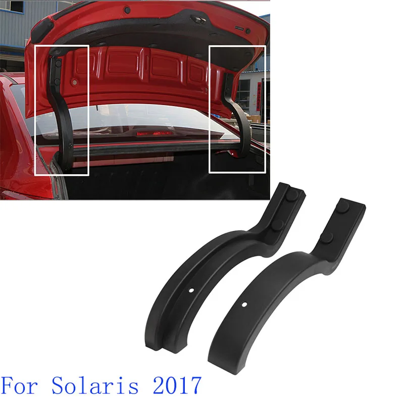 

Trunk Hinge Braket Protect Cover Garnish For Hyundai Solaris 2017 trunk support bar protective