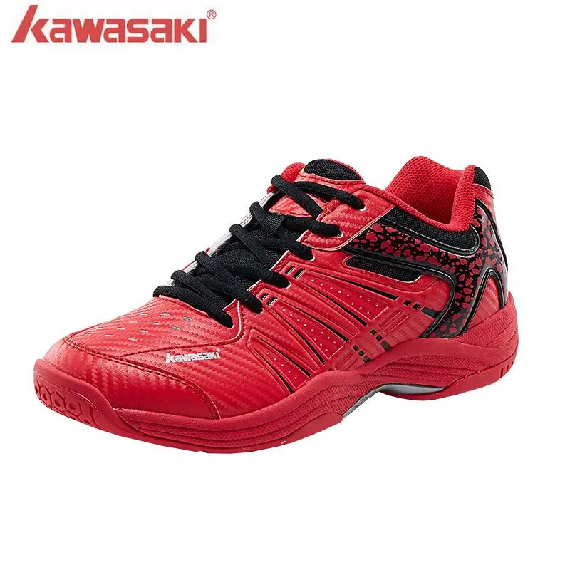 

2018 New Kawasaki Badminton Shoes Men And Women Zapatillas Deportivas Anti-Slippery Breathable For Lover red /blue Sports shoes