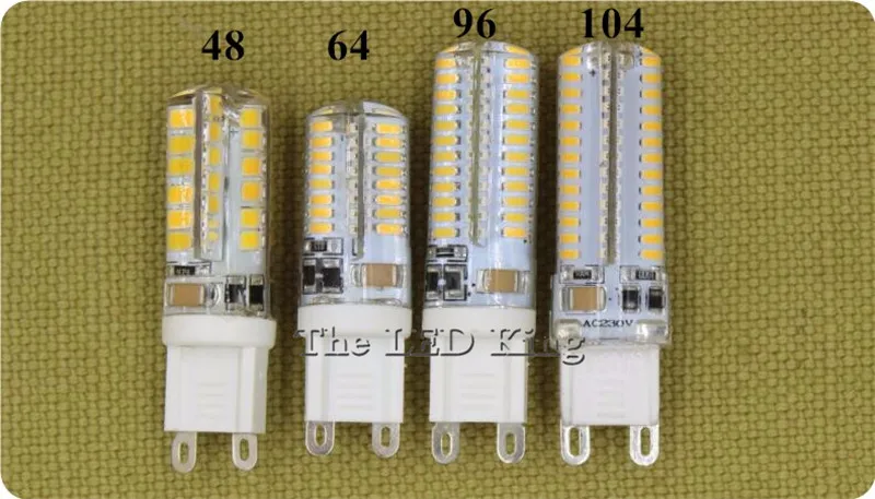 G9 светодиодные лампы AC 110 V 220 V 7 Вт 9 Вт 10 Вт 12 Вт 15 Вт SMD 3014 лампа, заменяющая галогенновую лампу 40 Вт Светодиодный свет 360 градусов угол луча прожектора