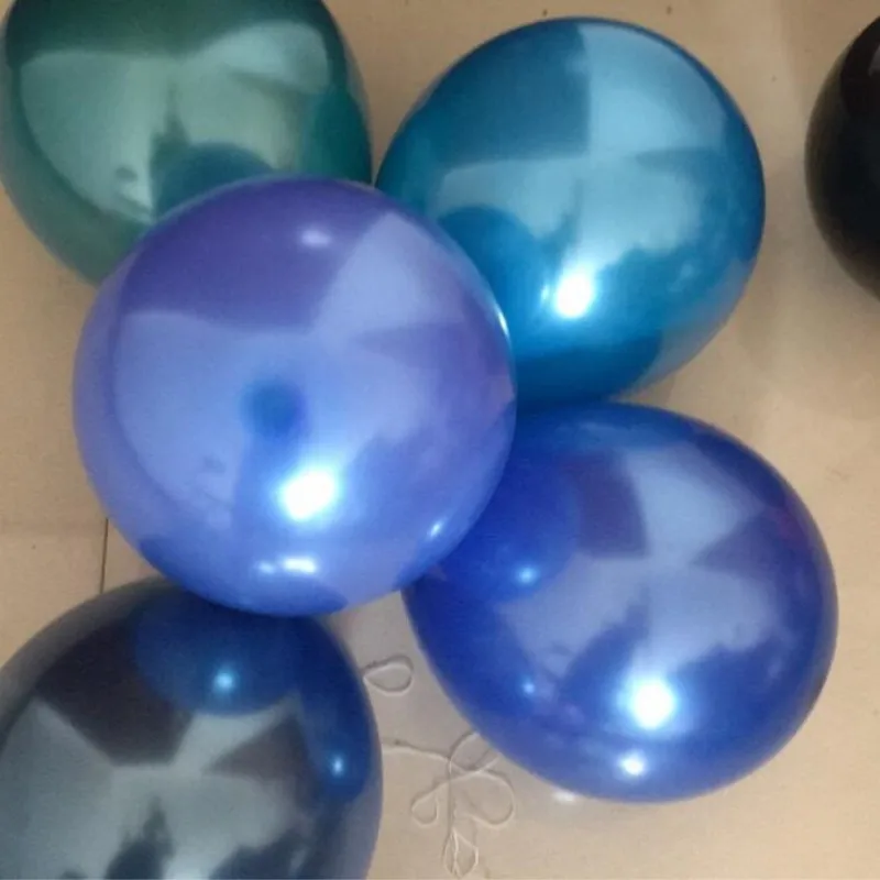 

Hot metal balloons 12 inch thick round air balloon birthday party decorations kids ballon wedding supplies globos metalicos