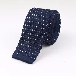 Мода Досуг Для Мужчин Вязаные полосатые галстуки шеи облегающий узкий Галстуки для Для мужчин тощий сплетенный дизайнерский галстук