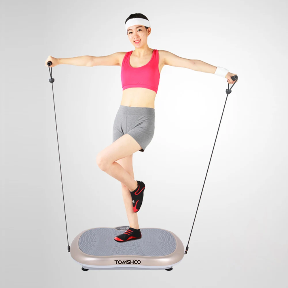 

Touchscreen LCD Body message Vibration Platform Fitness Vibration Plate Machine Workout Trainer Hips Muscle Weight Loss messager