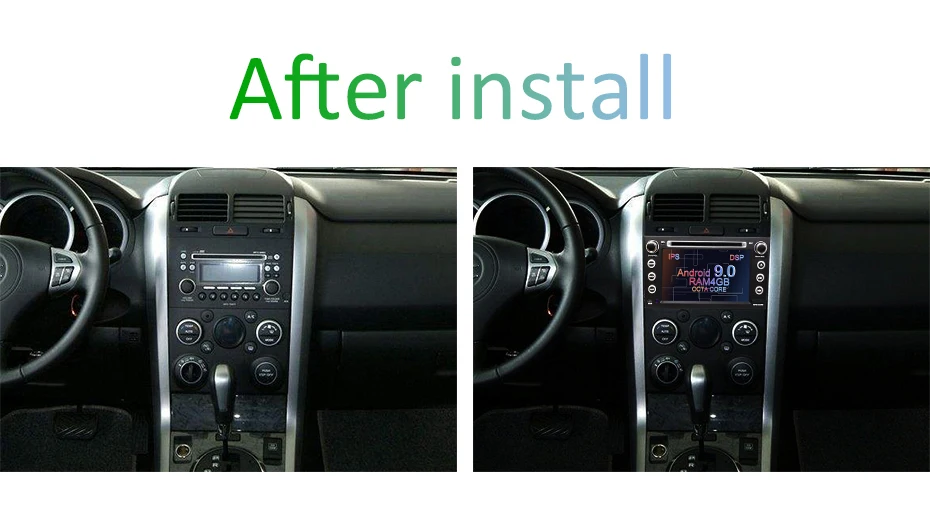 Perfect DSP IPS Android 9.0 4G 64G CAR GPS 2 DIN DVD PLAYER For SUZUKI GRAND VITARA 2007-2013 GPS RADIO STEREO SCREEN NAVIGATION 5