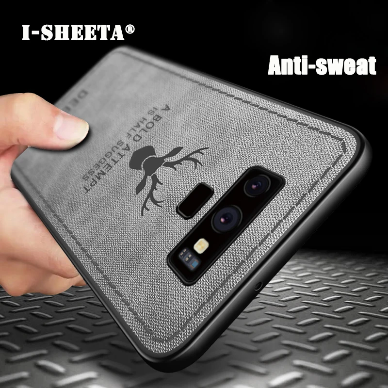 

For Samsung S10 S9 S8 Plus 3D Cloth Leather Deer Soft Silicone Bumper Case For Samsung Galaxy S10 Lite S7 Edge Note 9 8 Cases