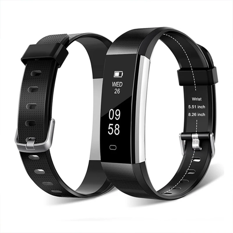 

Smartch ID115U Smart Band Bluetooth Bracelet Pedometer Fitness Tracker Watch Remote Camera Wristband For Android iOS