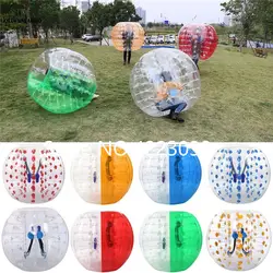 Бесплатная доставка 1,5 м тпу Bubble футбол комплект воздуха бампер мяч тела пузырь футбольный мяч надувные Футбол пузырь для наружного весело