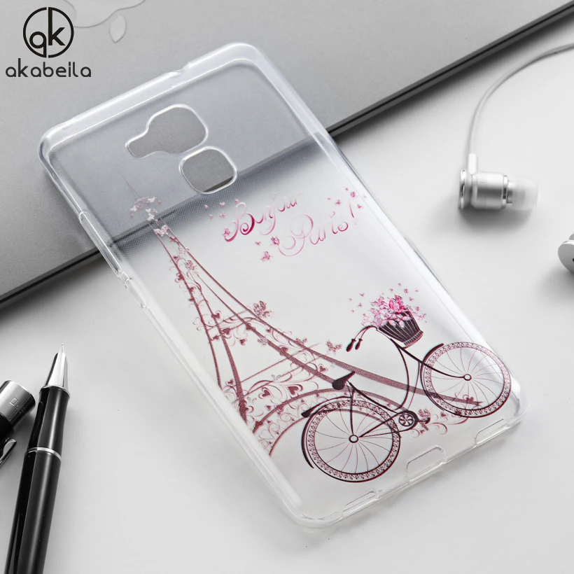 

Deyonta Case For Huawei Honor 5C GT3 Honor 7 Lite Honor5C Honor7 Lite Cases Heyqie Thin Painted TPU Silicone Back Phone Cover