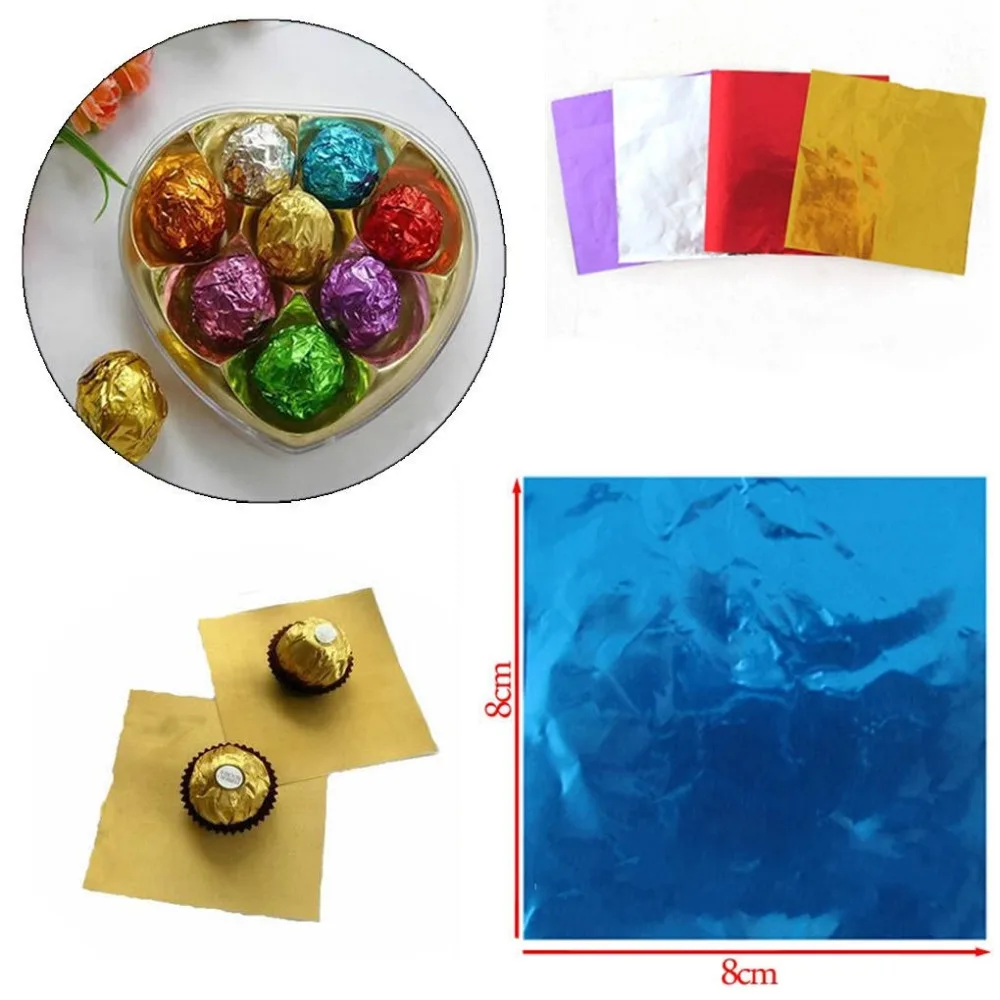 Обертка из фольги для конфет шоколада леденцов 100 шт./упаков|cake pops|pop cakecake wrapper |