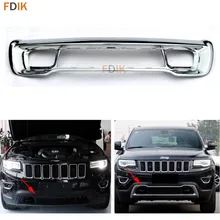 ABS Хром Передняя панель аппликация Нижний Бампер решетка Защитная крышка для Jeep Grand Cherokee