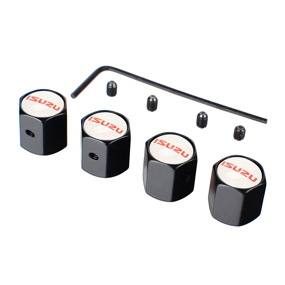 

Car Accessories Styling Tire Valve Stem Cap Valves Caps Wheels Covers For ISUZU Trooper Rodeo D-max NPR Mu-7 Mu-x 4jx1 Bighorn