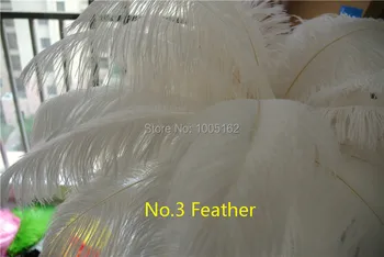 

Free Shipping 100pcs 12-14inch(30-35cm) white Ostrich Feathers for wedding feather centerpiece Home decorac table centerpiece