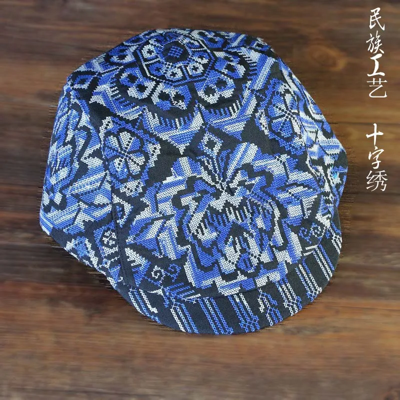 Классические цветные кепки с козырьком для женщин кепки модные элегантные Harajuku винтажные Формальные вышитые женские хлопковые повседневные Шапки - Цвет: Синий