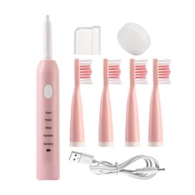 5 режимов 4 сменные головки водонепроницаемый AZ-3 Pro звуковая зубная щетка аксессуары перезаряжаемый usb-таймер для зарядки для Adutls инструменты