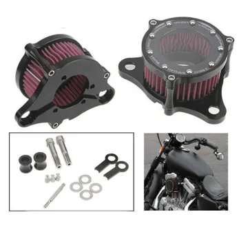 

Chrome Motorcycle Spike Air Cleaner filter kits For Harley Davidson S&S Carburetors and custom New Cv Evo Xl Sportster