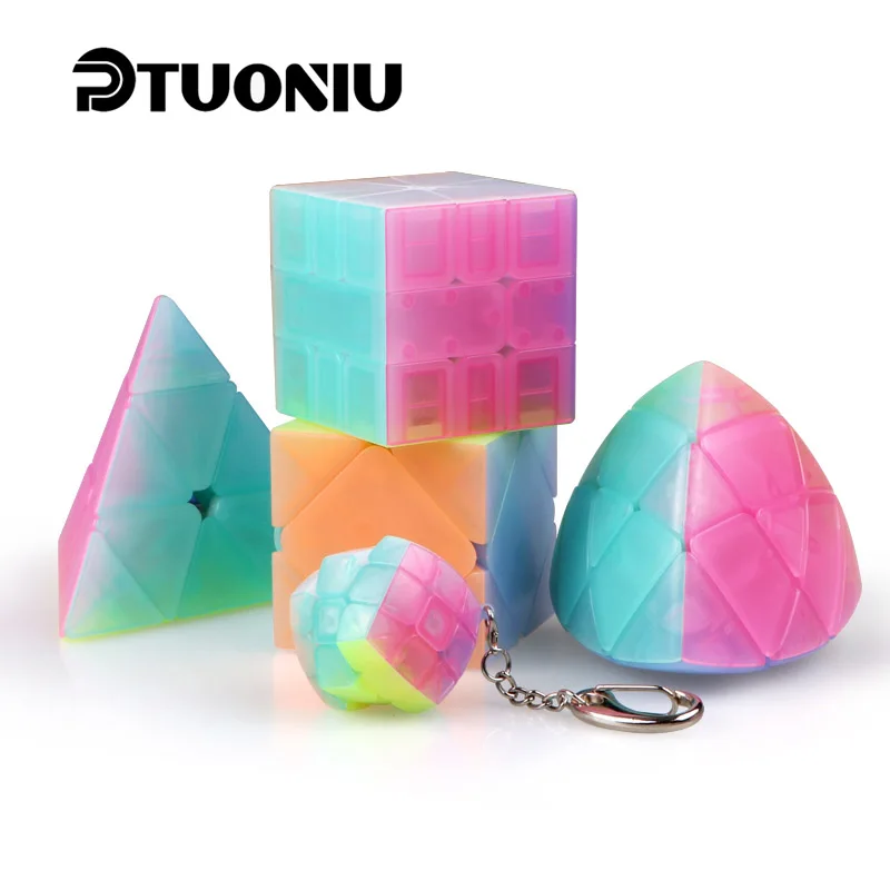 

PTUONIU XMD QIYI 2x2 3x3 4x4 5x5 Puzzles Cube Competition Blocks Speed Professional Cubes Brain Teaser Magico educational toy