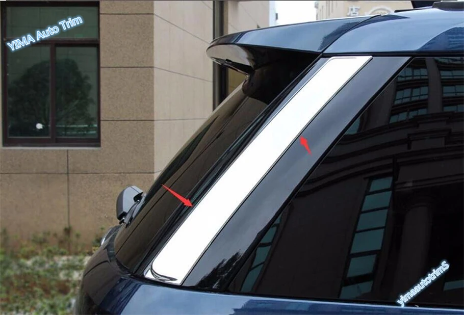 

Lapetus Car Styling Rear Triangle Window Spoiler Wing Cover Trim Panel Car Covers 2 Pcs / Set For Ford Explorer 2011 - 2019 ABS
