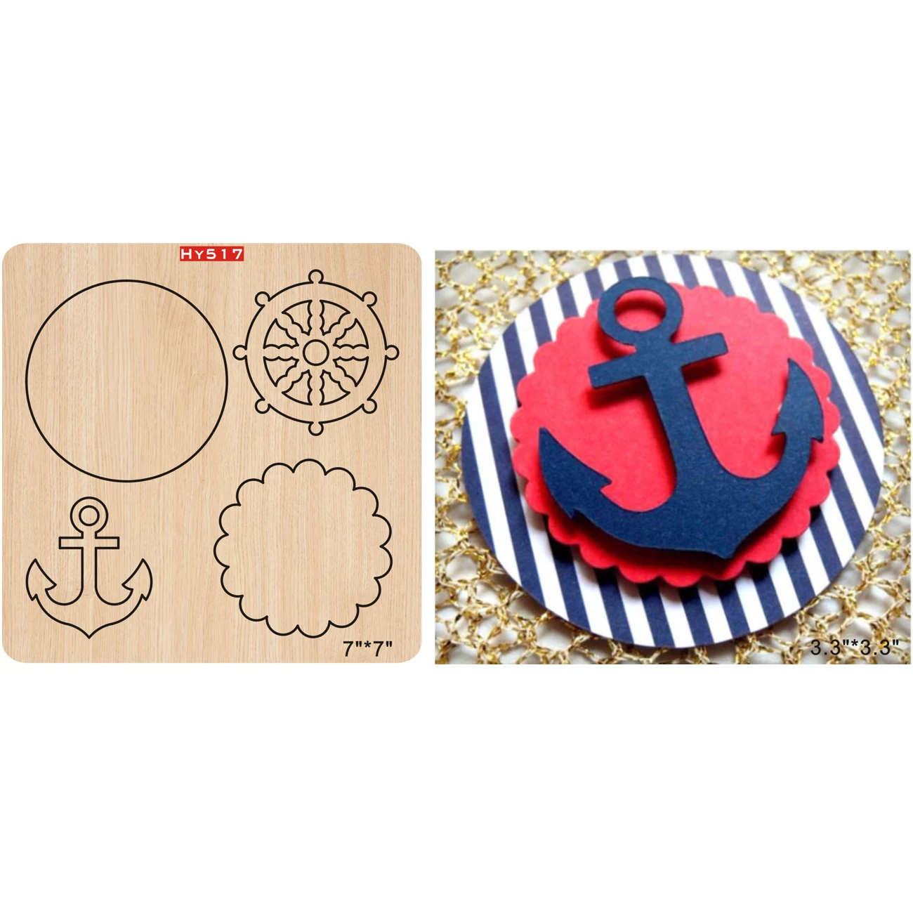 

Anchor cutting dies new dies for 2019 die cut wooden dies