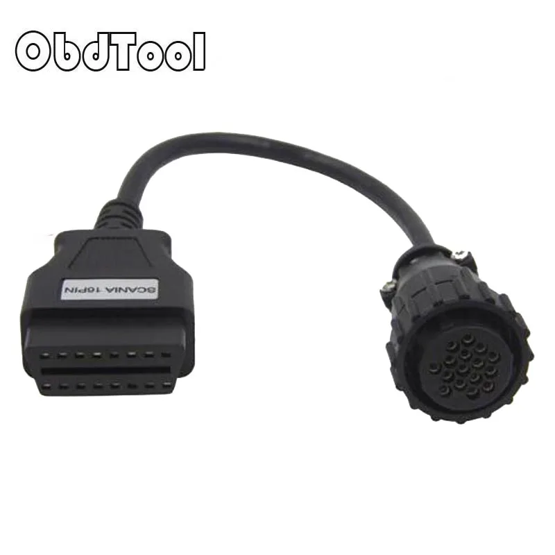 M8 16pin для SCANIA к OBD2 16pin OBD кабель-удлинитель для SCANIA грузовик 16 Pin OBD2 разъем совместимый TCS CDP инструмент диагностики