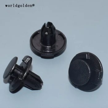 

worldgolden 100pcs auto fasteners Splash Shield Fender Front Bumper Retainer for NISSAN#01553-05933(0155305933)