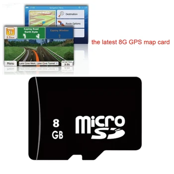 

Universal 8G GPS Maps Navigation Card Micro Sd TF the Latest Map For WinCE Car DVD Russia Spain France Germany Italy UK Europe