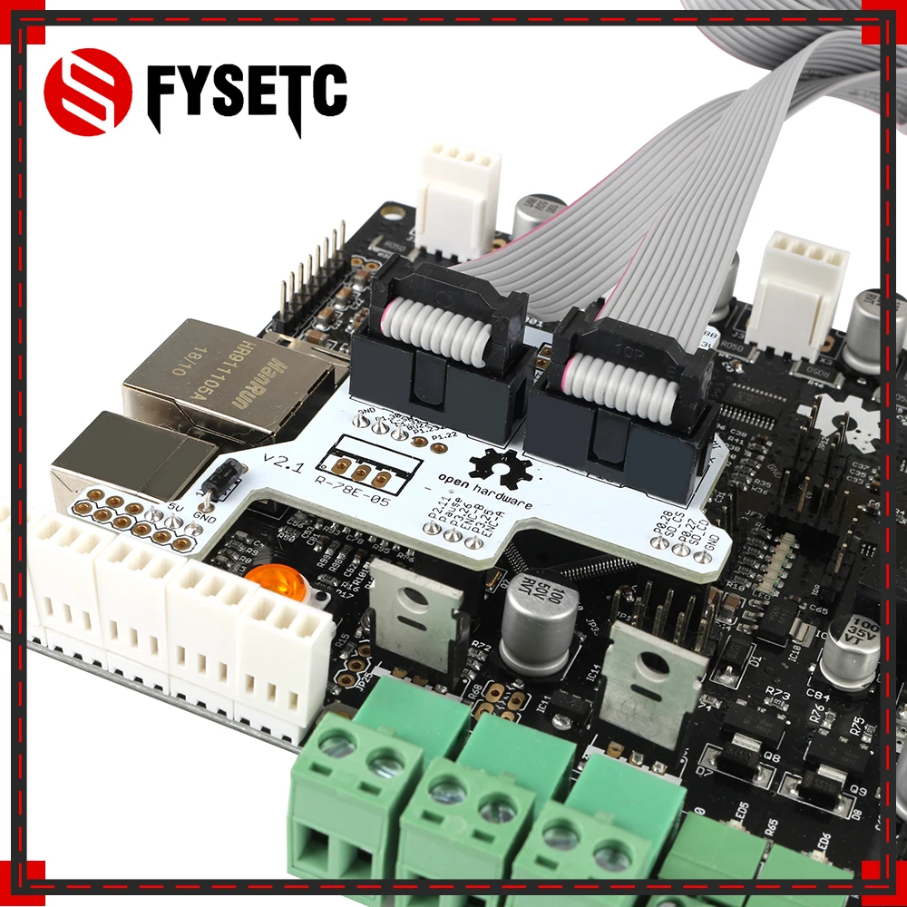 3d принтер Smoothieboard 5X 5XC V1.1 ARM с открытым исходным кодом материнская плата 32 бит плата управления с полным графическим ЖК-адаптером модуль