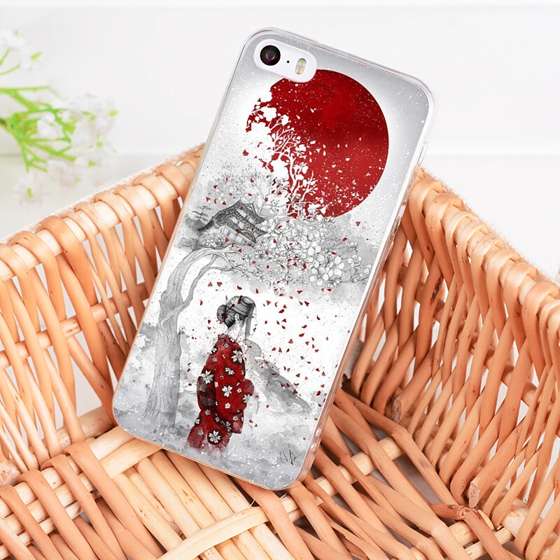 MaiYaCa Wave Art японские зеленые Illust Coque чехлы для телефонов iPhone 11 Pro Max 8 7 6S Plus X XS XR XSMAX - Цвет: 17