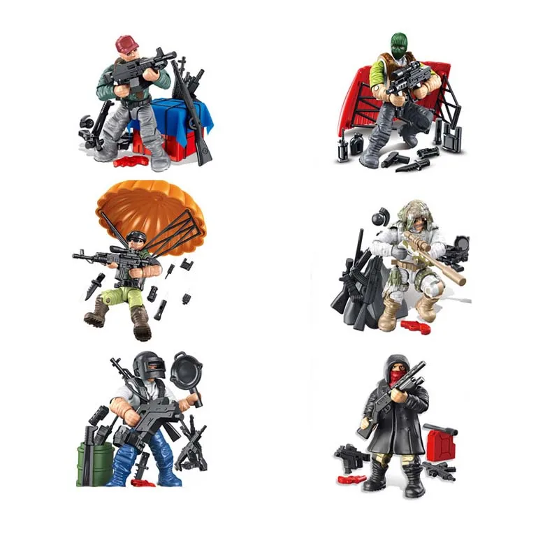 

New Military series Desert Sneak Team UN peacekeeping forces Special Police SWAT Team army Soldier For children Gifts