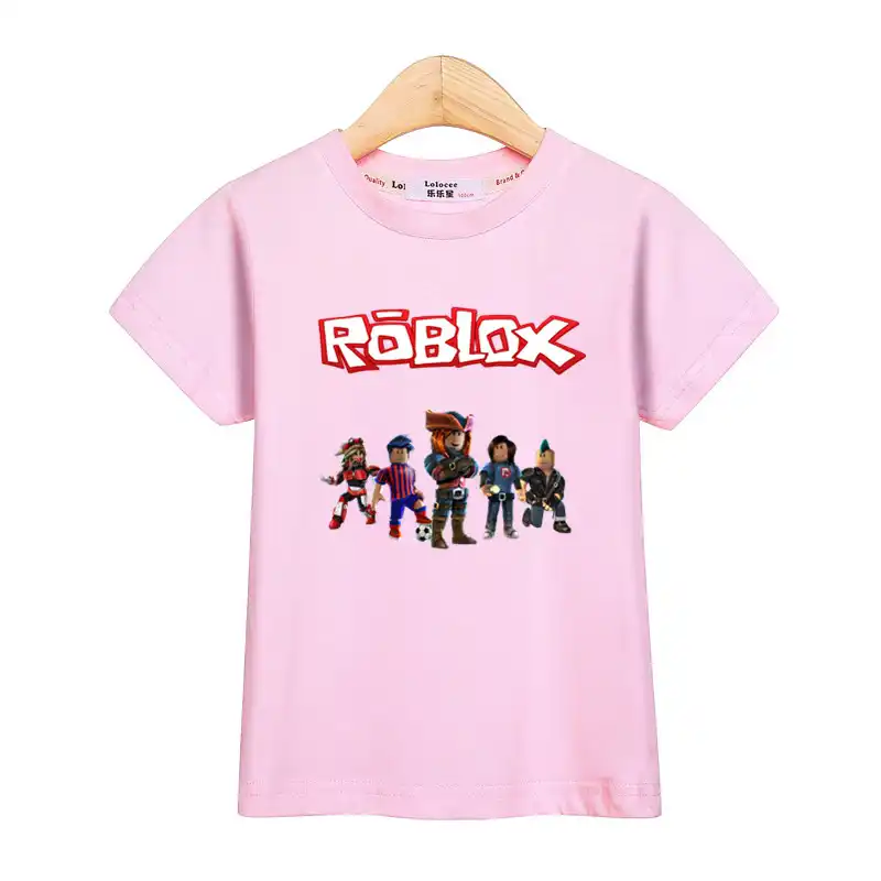 Lolocee Boy Roblox T Shirt Kids Clothing Short Sleeve Summer Shirt 100 Cotton Little Boys Tops Roblox Girl Tee Child Clothes - roblox logo shirt