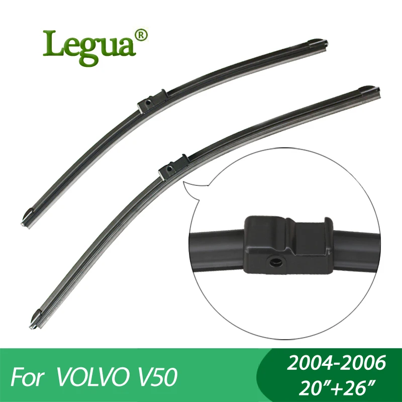 

1 set Wiper blades for VOLVO V50(2004-2006),20"+26",car wiper,Boneless wiper, windscreen, Car accessory