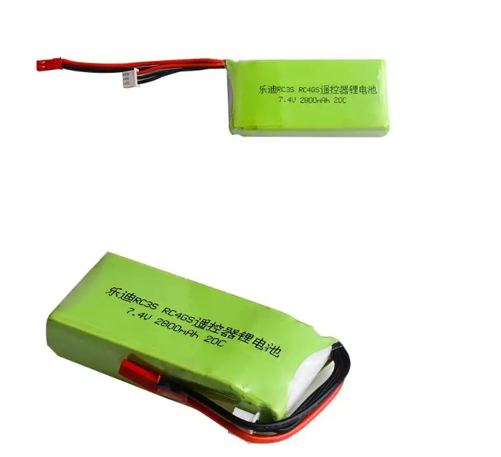 1 шт литий-полимерный 2S 7,4 V 2800mah 20C Lipo аккумулятор для радиолинков RC3S RC4GS RC6GS передатчик