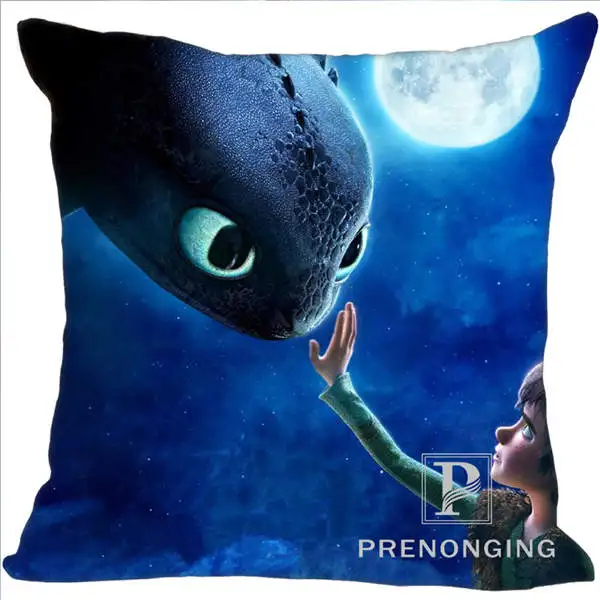 

Custom Pillowcase Cover How to Train Your Dragon Square Zipper Pillow Cover Print 20x20cm,35x35cm(One Side)#180117-134