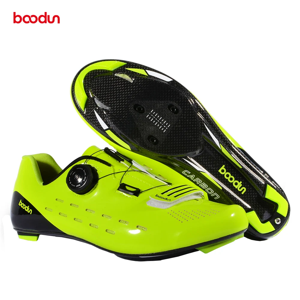 

Boodun Ultralight 440g/pair road bike outdoor sports shoes Self-Locking New Bicycle shoes Road Cycling bike race MTB bike shoes