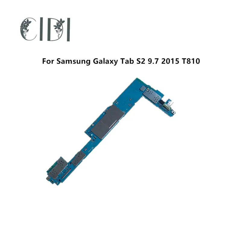 

CIDI Full Working Used Unlocked For Samsung Galaxy Tab S2 9.7 2015 T810 WIFI Motherboard Logic Mother Circuit Board Plate