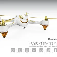 Hubsan H501S X4 5,8G FPV 10CH бесщеточный с 1080 P HD камерой gps RC Квадрокоптер расширенная версия