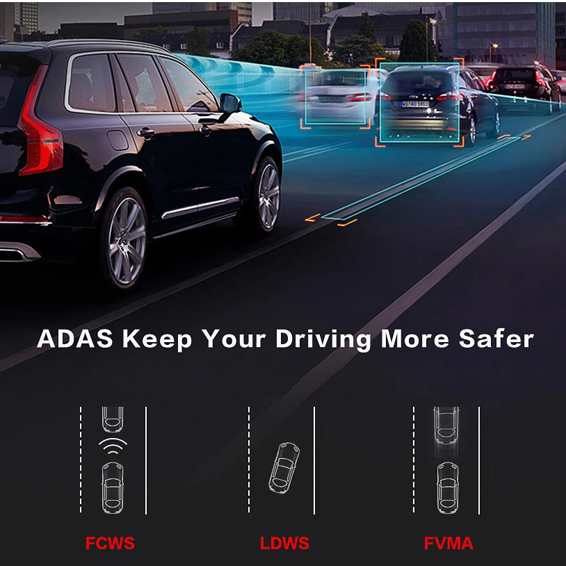  E-ACE Auto DVR Kamera 8 Zoll Video Recorder 4G Android Full HD 1080P GPS Navigator ADAS Dash Cam au