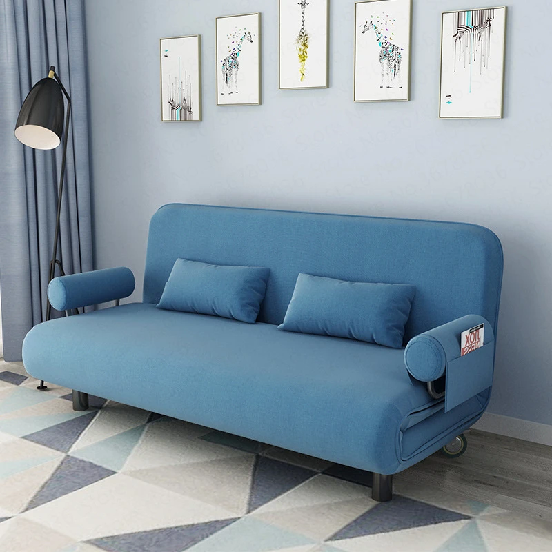  Sofa Bed Dual-use Living Room Multi-function Foldable Single Bed Economy Small Apartment Bedroom Sm
