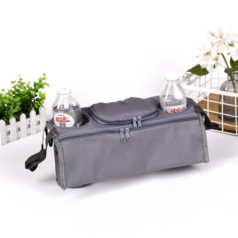 Для хранения детской коляски мешок обратно монтажа лоток подвесная Сумка многофункциональная сумка для мам - Цвет: gray