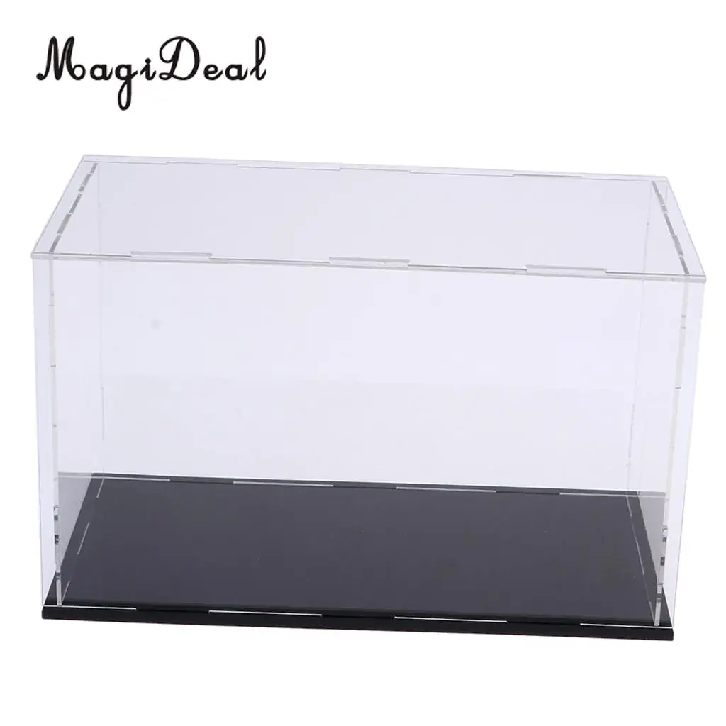 MagiDeal Acrylic Display Case Dust-proof Show Box for Plane Car Boat Model 8*7*6inch