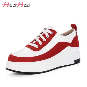 

ZALAVOR Women Flats Shoes Fashion Casual Lace-Up Platform Street Spring Autumn Women Footwear Vacation Shoes Woman Size 31-43