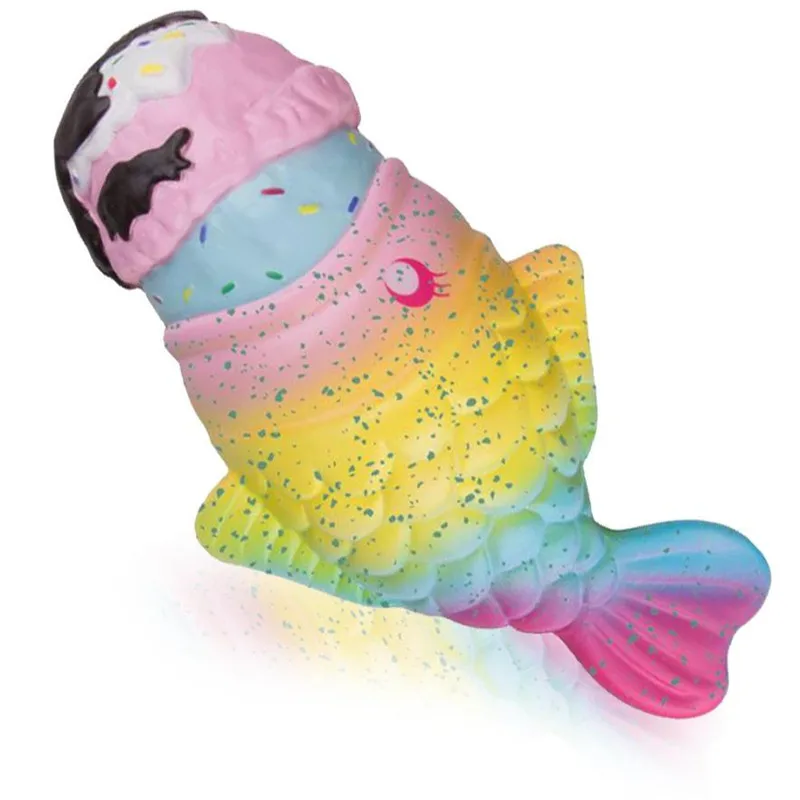 wholesale drop shipping Adorable Galaxy Fish Scented Charm Slow Rising Collection Squeeze Stress Reliever Toys S3MAY30 | Игрушки и хобби