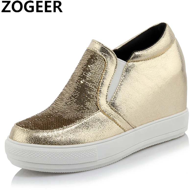 gold sneaker heels