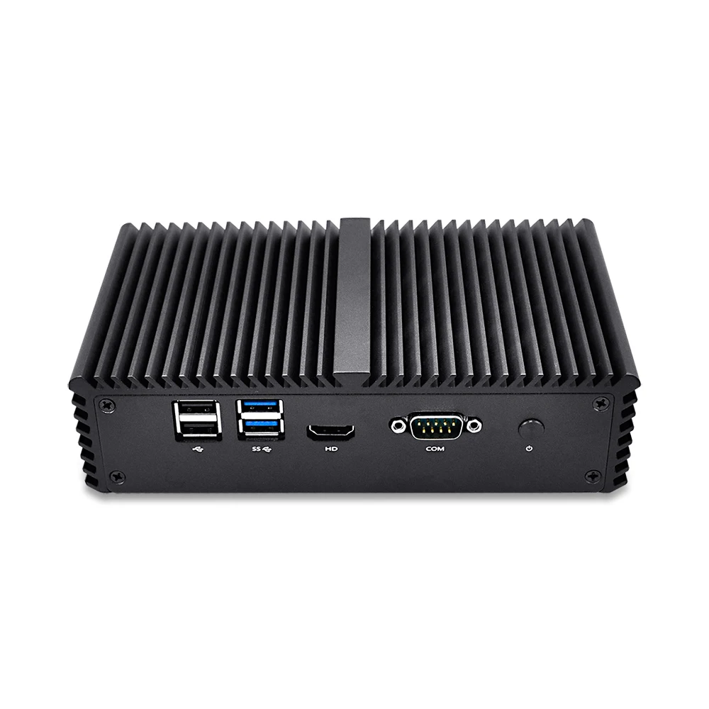 

QOTOM-Q350G4 Core i5 Fanless AES-NI Mini PC with 4 Intel LAN ports, Pfsense Firewall Router Fanless 1080P