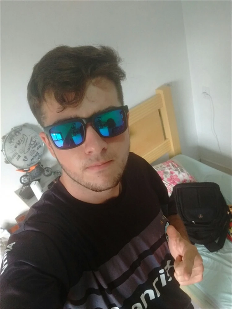 UV Aviator SPORT  Sunglasses Men's Vintage Male Colorful Sun Glasses For Men Fashion Brand Luxury Mirror Shades Oculos (12)