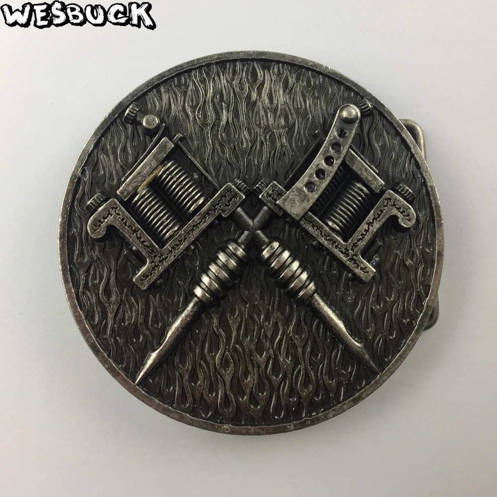 

WesBuck Brand Nail Tool Belt Buckle with PU Leather Practical Sugru Metal Buckle for Ben Business Man Fashion and Leisure Belts