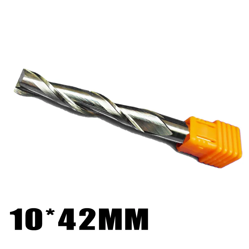 

1 X 10*42mm Carbide CNC Milling Cutters Tools 2 Double Two Flute Spiral Bit Mill