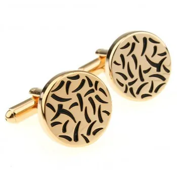 

Round Gold Cufflink 15 Pairs Free Shipping