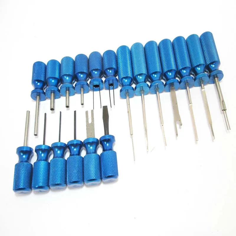 

19pc Universal Connector Release Master Electrical Terminal Block Tool Kit