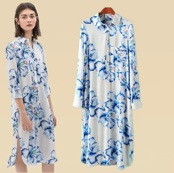 white calf length dress